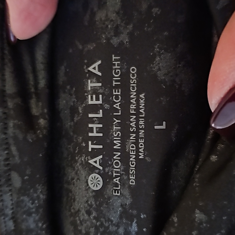Athleta Elation Misty Lace Tight